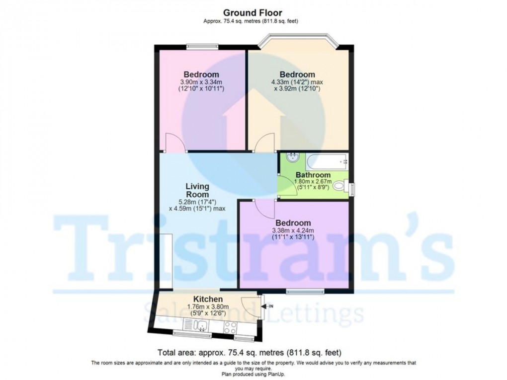 Floorplan for Waterloo Road, Nottingham
