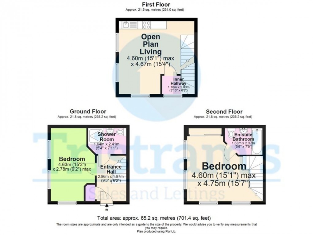 Floorplan for Dallington Street, Nottingham