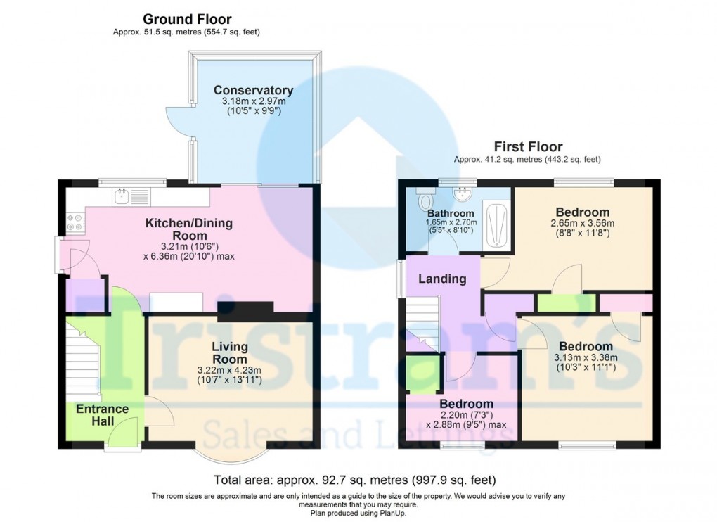 Floorplan for Glaisdale Drive West, Nottinghamshire
