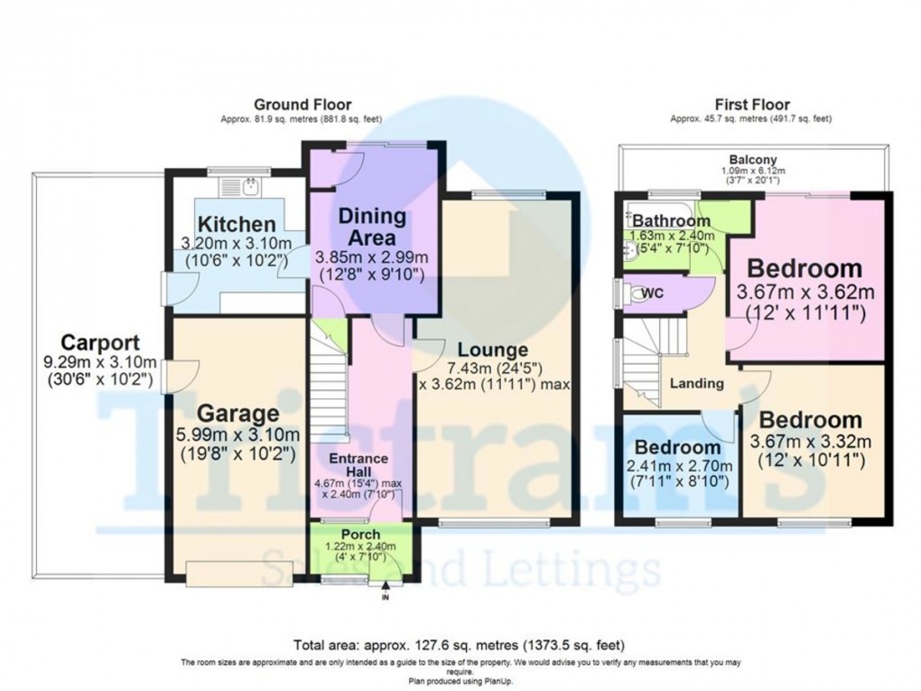 Floorplan for Normanby Road, Wollaton