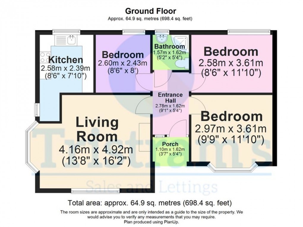 Floorplan for Middleton Boulevard, Wollaton