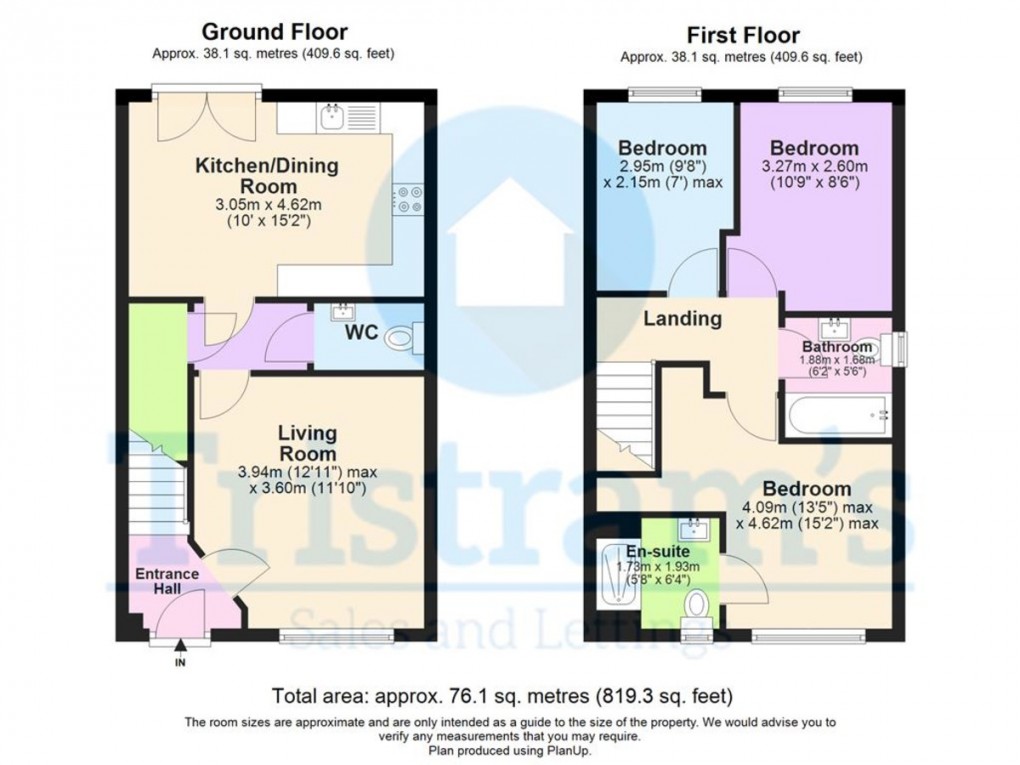 Floorplan for Wheatstone Gardens, Beeston