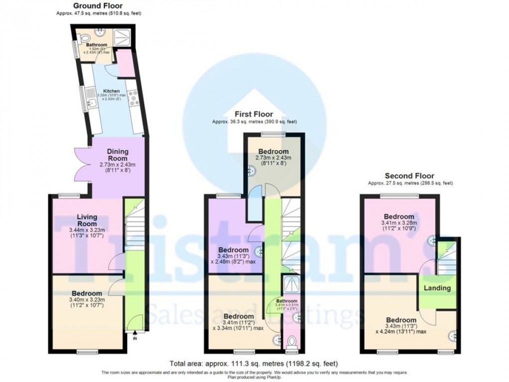 Floorplan for Hungerton Street, Lenton