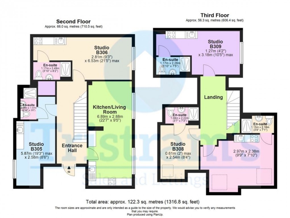 Floorplan for Campus Corner, Lenton Boulevard