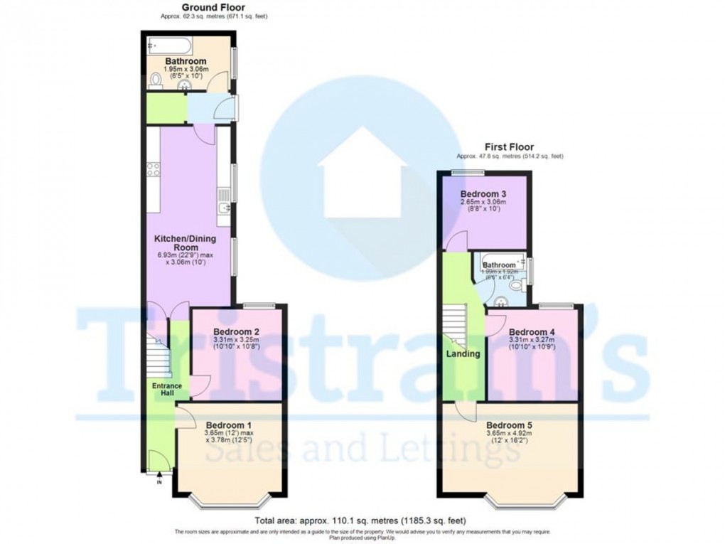 Floorplan for Derby Grove, Lenton