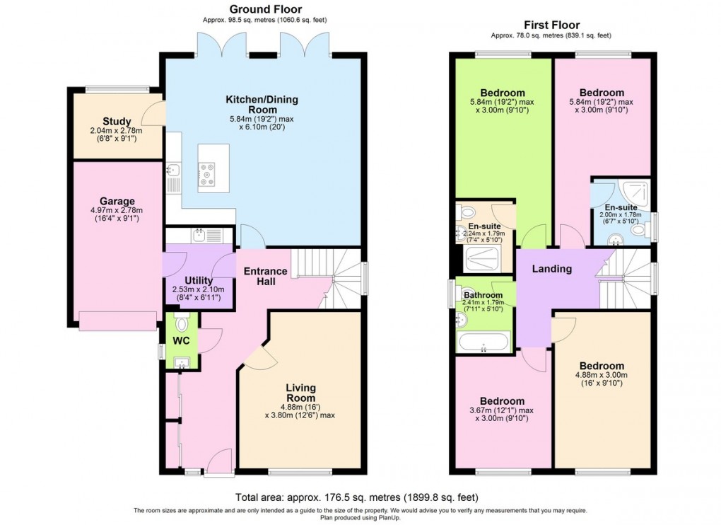 Floorplan for The Approach, Ruddington
