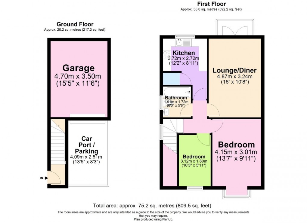 Floorplan for Lenton Manor, Nottingham