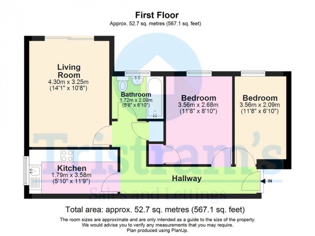 Floorplan for James Close, Derby