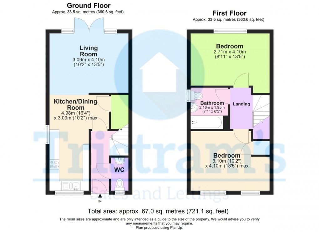 Floorplan for Bestwood Road, Nottingham