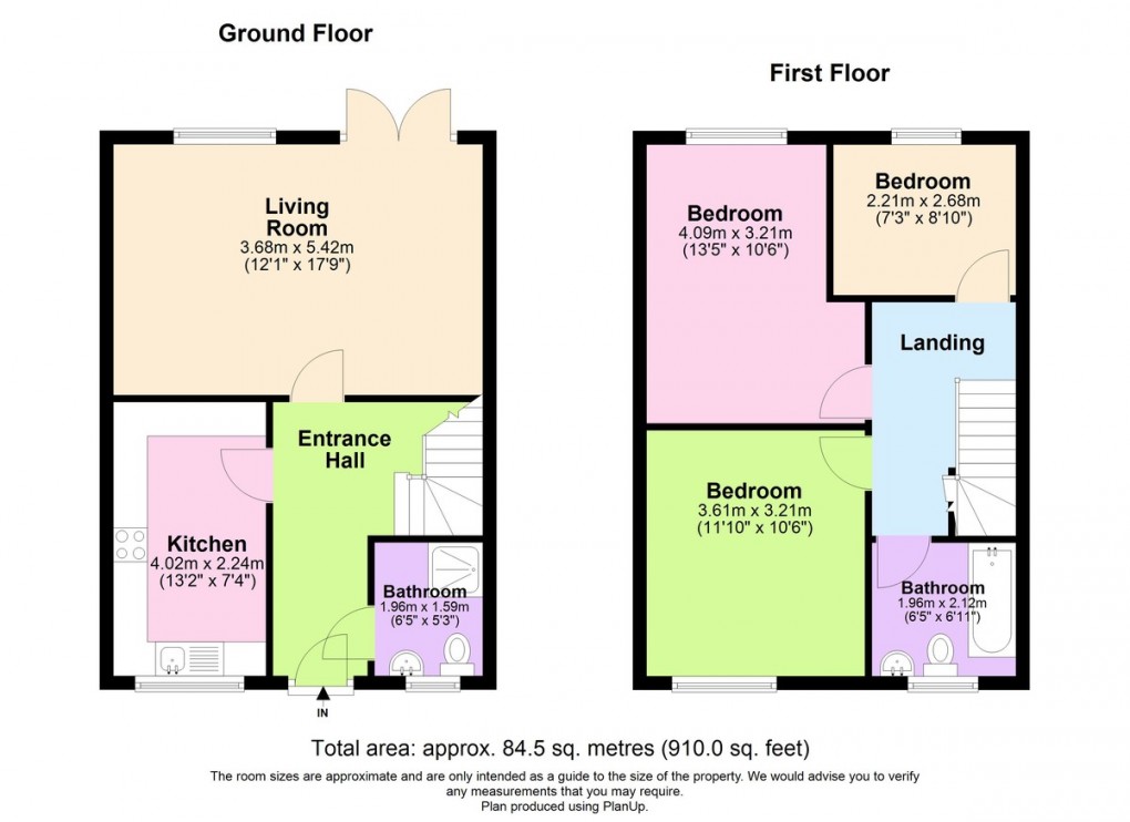 Floorplan for Turner Close, City Hospital