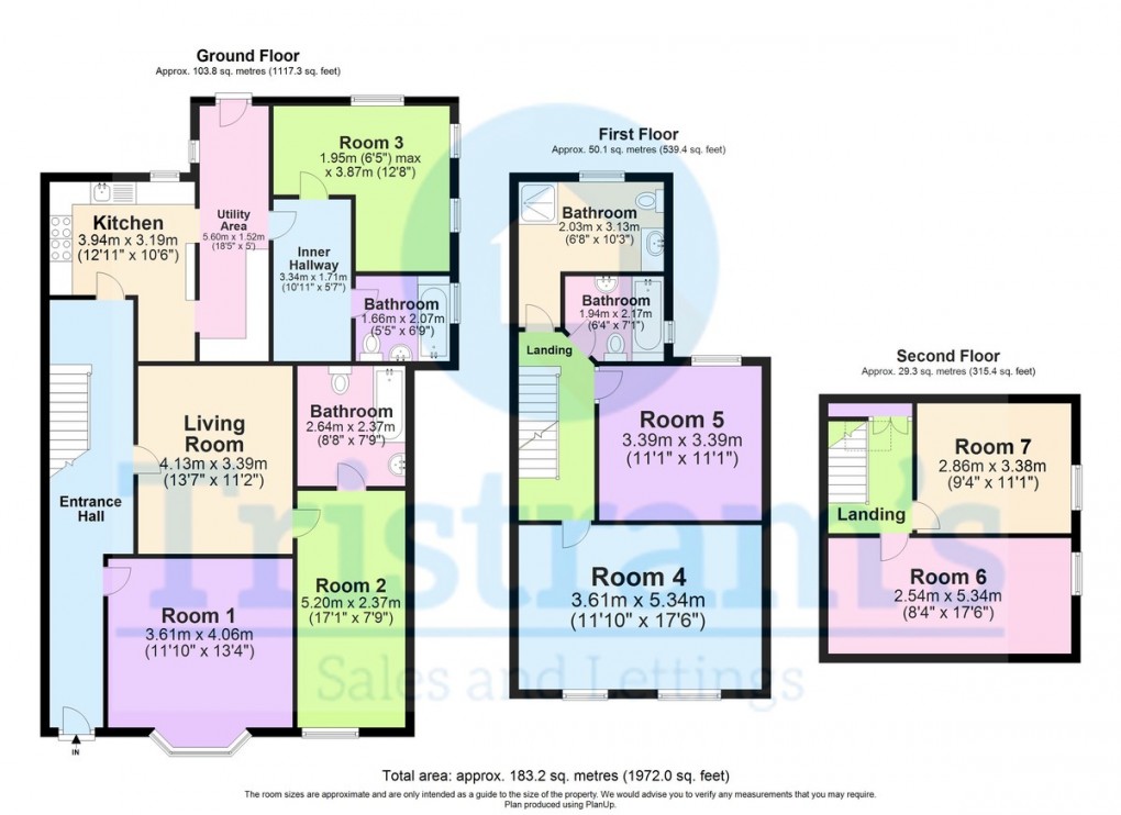 Floorplan for Epperstone Road, West Bridgford