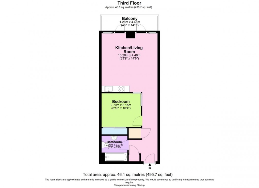 Floorplan for The Litmus Building, Huntingdon Street, City Centre