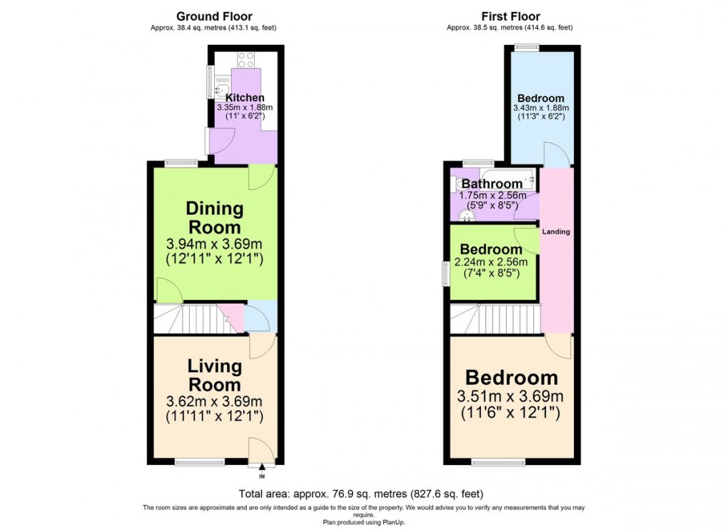 Floorplan for Milton Road, Ilkeston