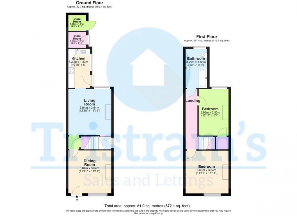 Floorplan for Milton Road, Ilkeston