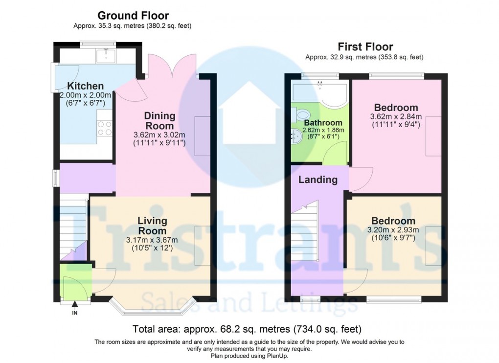 Floorplan for Newton Drive, Stapleford