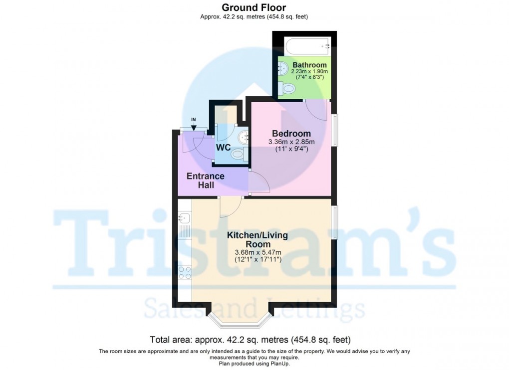 Floorplan for Bishop House, Nottingham