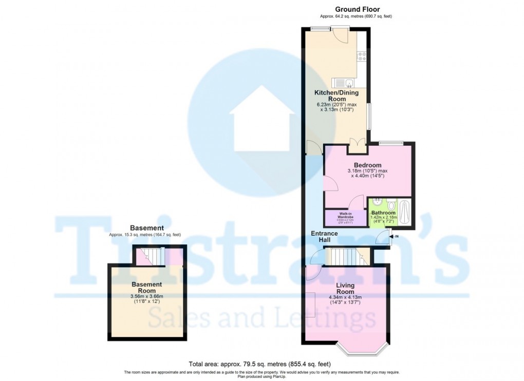 Floorplan for Mansfield Road, Nottingham