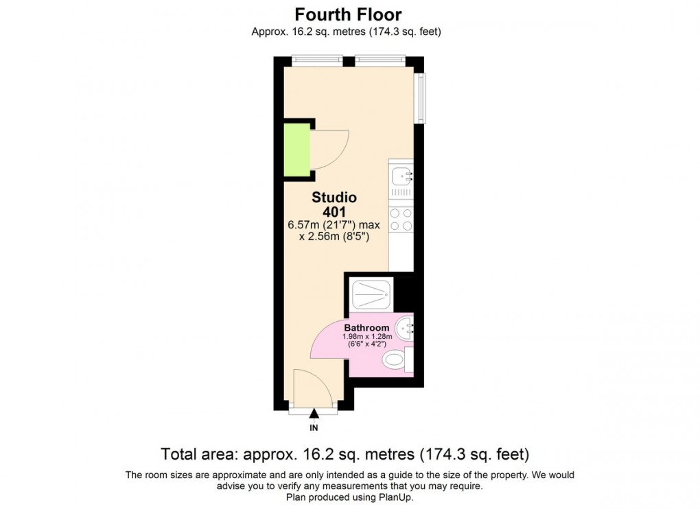 Floorplan for Maid Marian House, Hounds Gate, Nottingham