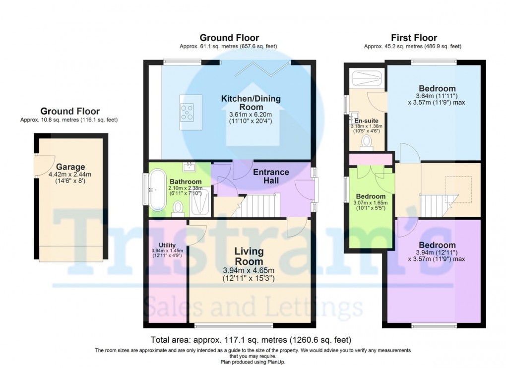 Floorplan for Norfolk Avenue, Toton