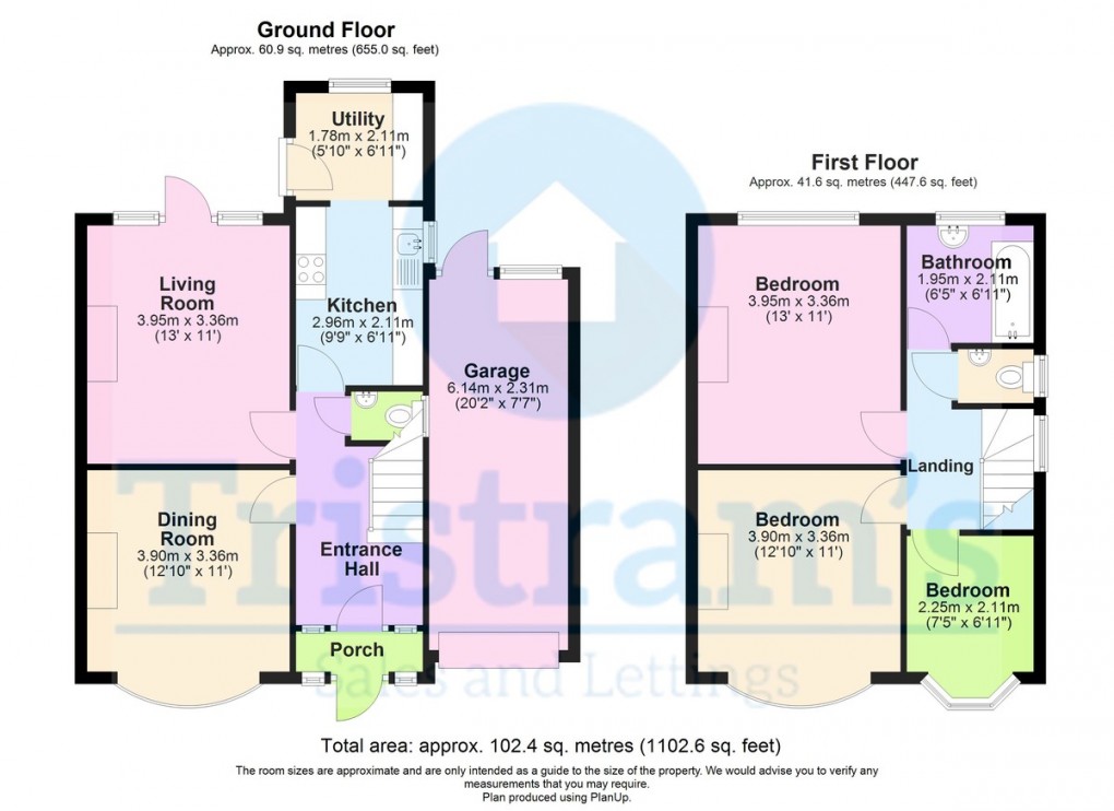 Floorplan for Brendon Road, Wollaton
