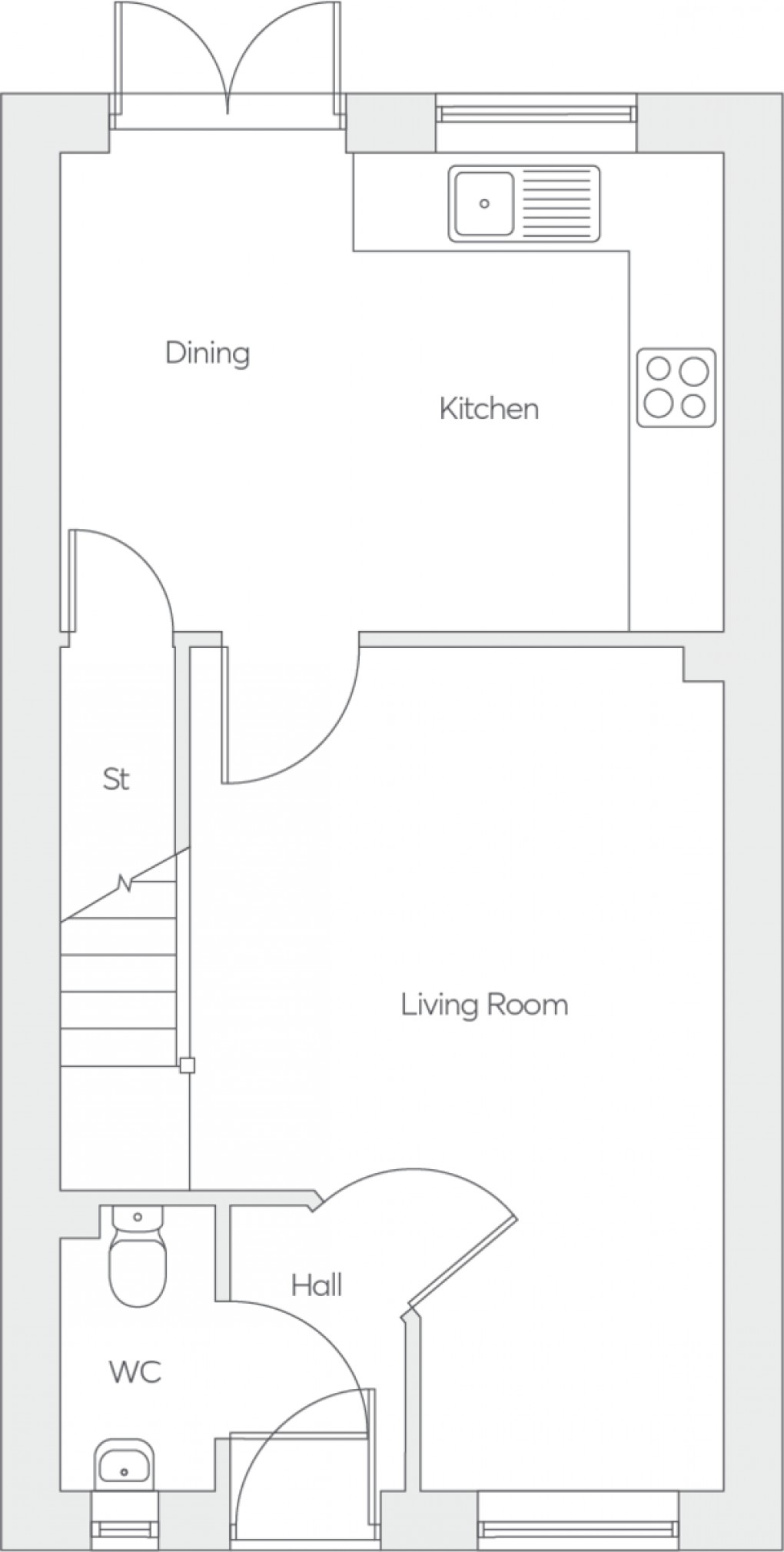Floorplan for The Medley, Bramcote, Nottingham