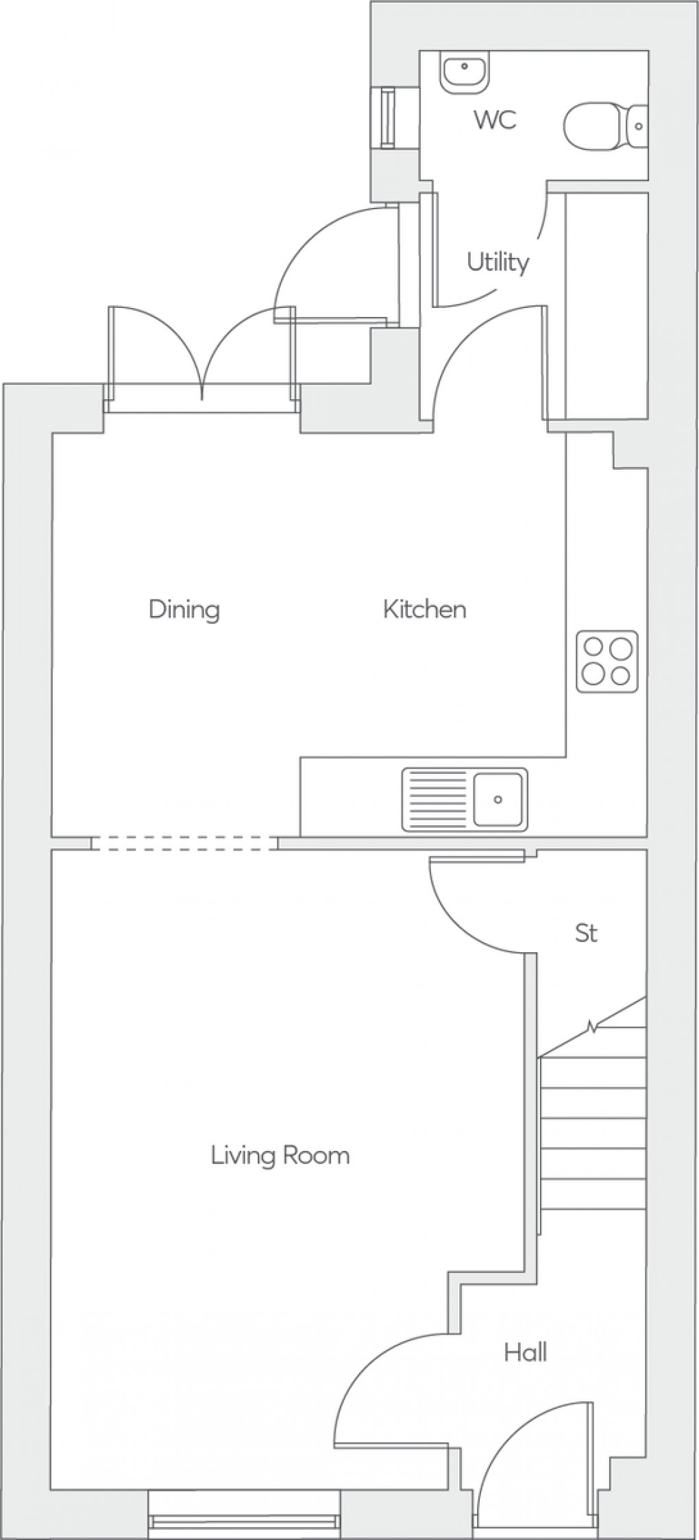 Floorplan for The Hemingate, Bramcote, Nottingham