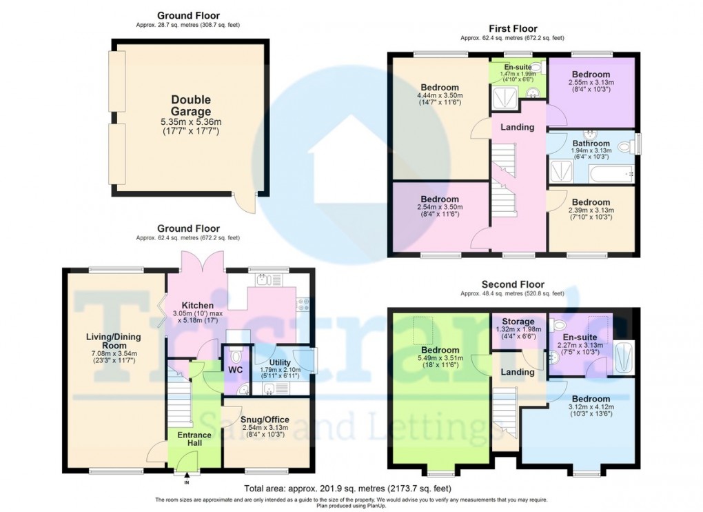 Floorplan for Tom Blower Close, Wollaton