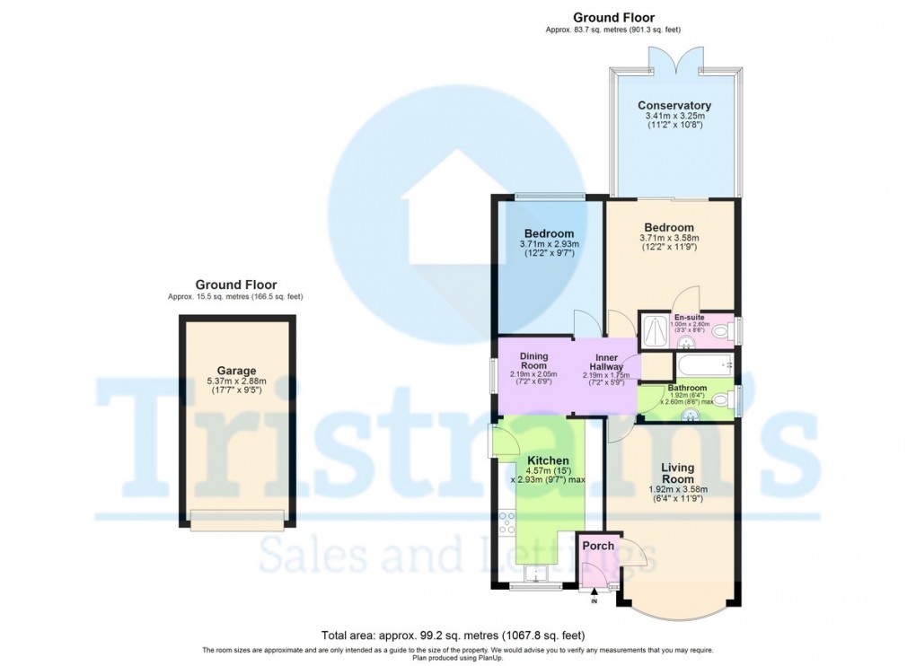 Floorplan for Needwood Avenue, Trowell