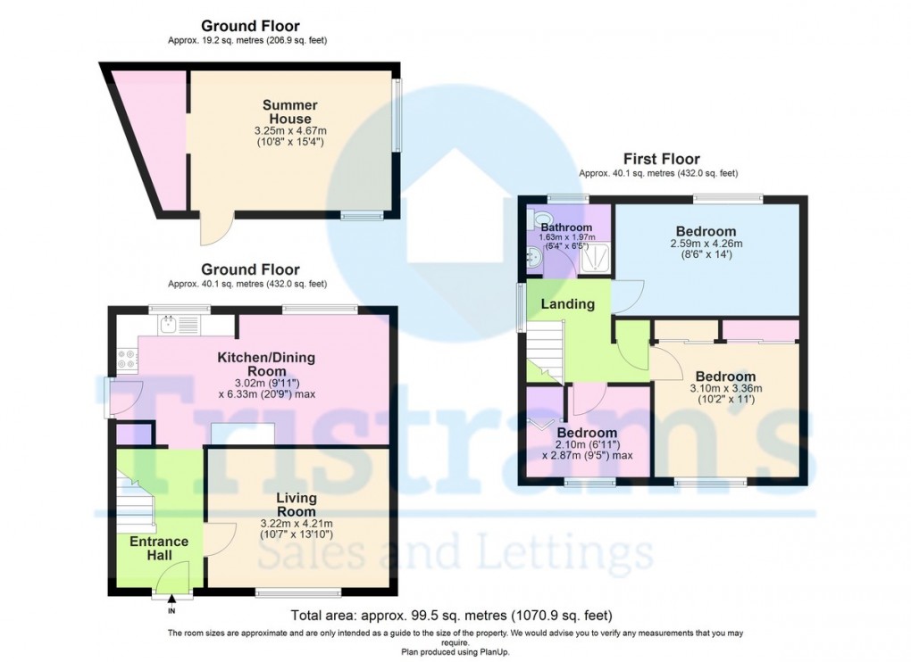 Floorplan for Glaisdale Drive West, Nottingham