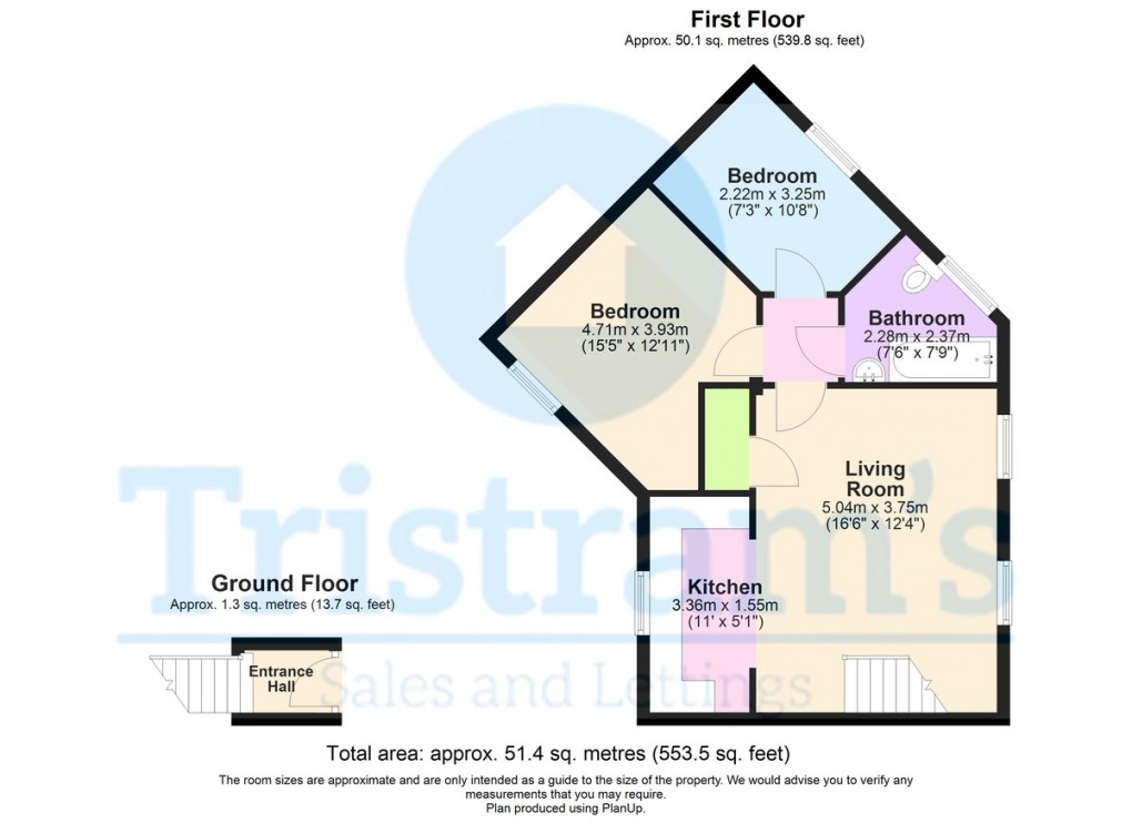 Floorplan for Linnet Way, Hucknall