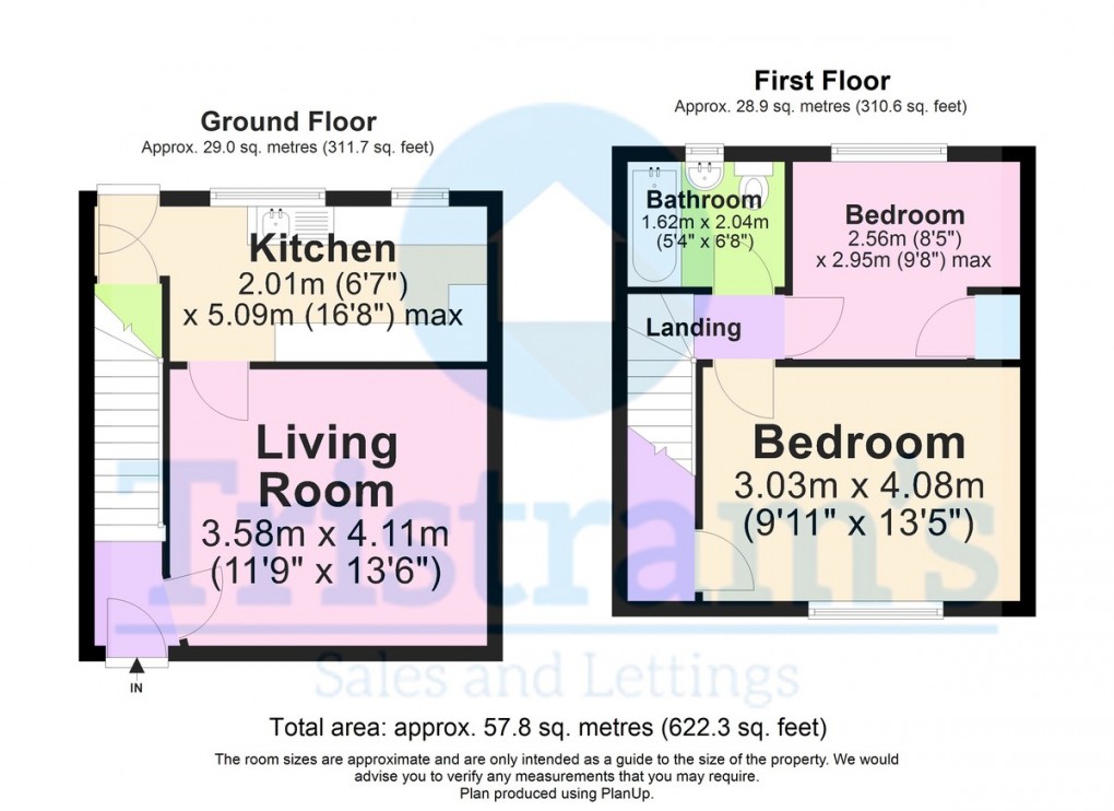 Floorplan for Aston Avenue, Beeston