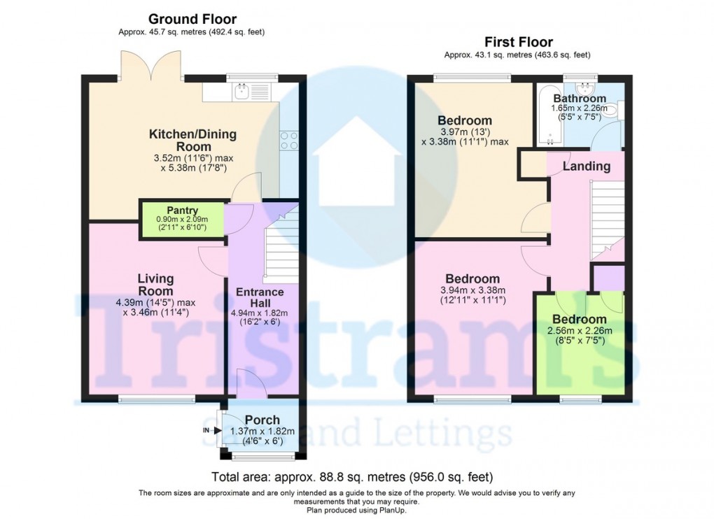 Floorplan for Madryn Walk, Nottingham
