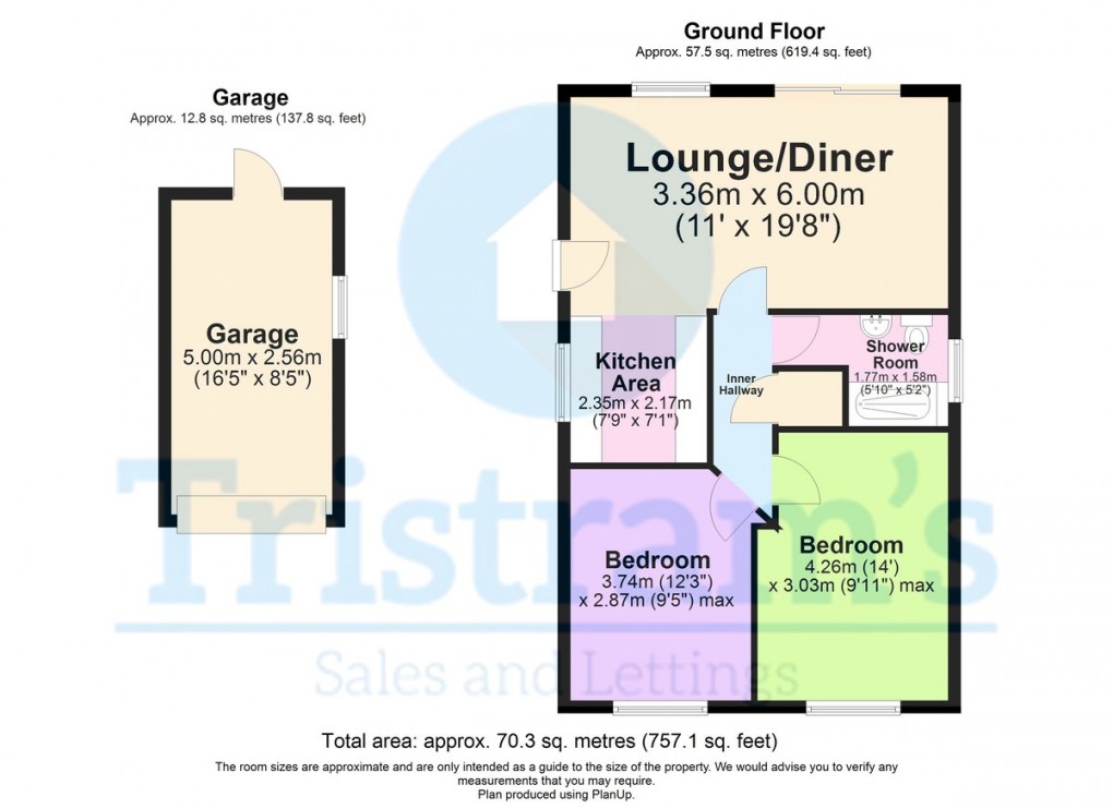 Floorplan for Acaster Close, Beeston