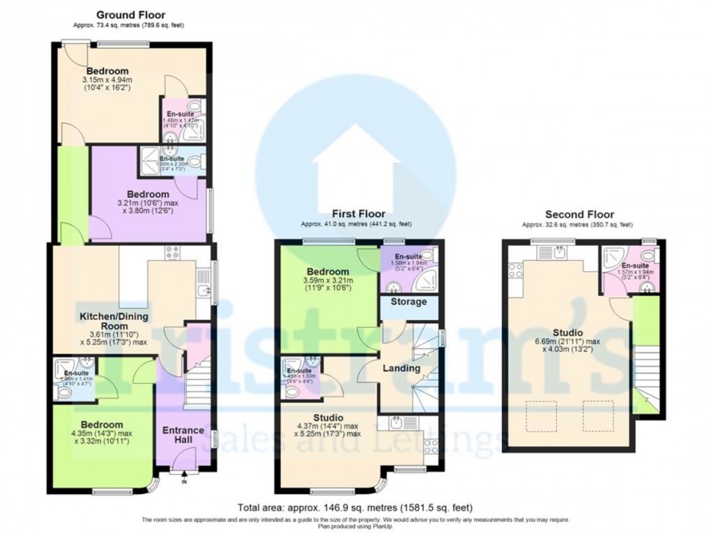 Floorplan for Lower Road, Beeston
