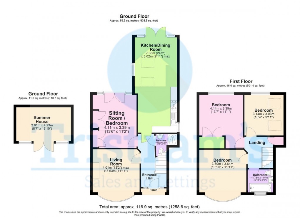 Floorplan for Park Road, Bramcote