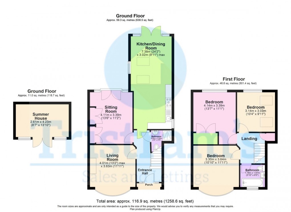 Floorplan for Park Road, Bramcote