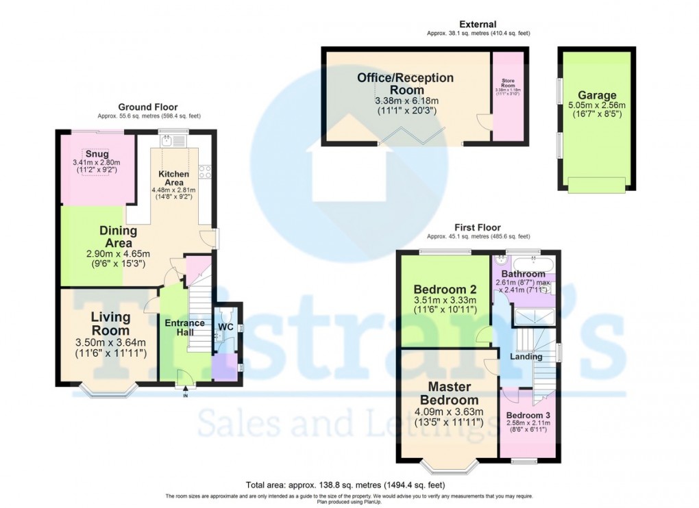 Floorplan for Burnside Drive, Bramcote