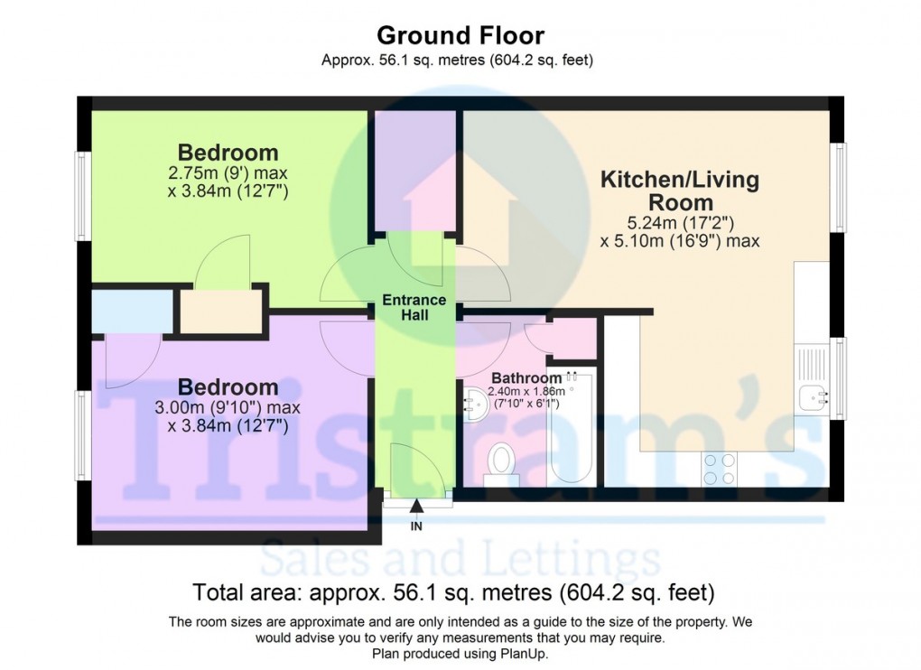 Floorplan for The Farthings, Nottingham