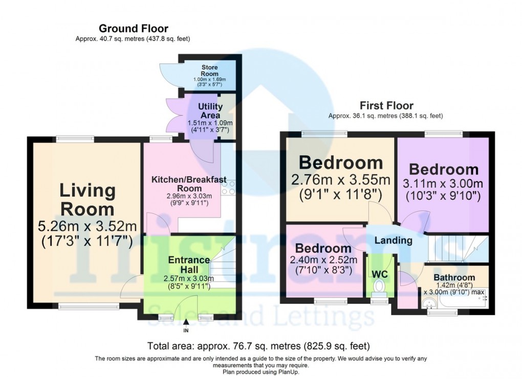 Floorplan for South Street, Eastwood