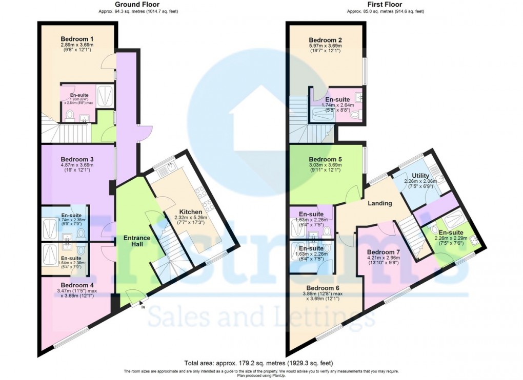 Floorplan for Kilbourn Street, Nottingham