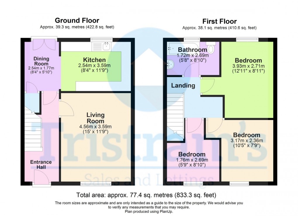 Floorplan for Marsh Avenue, Ilkeston
