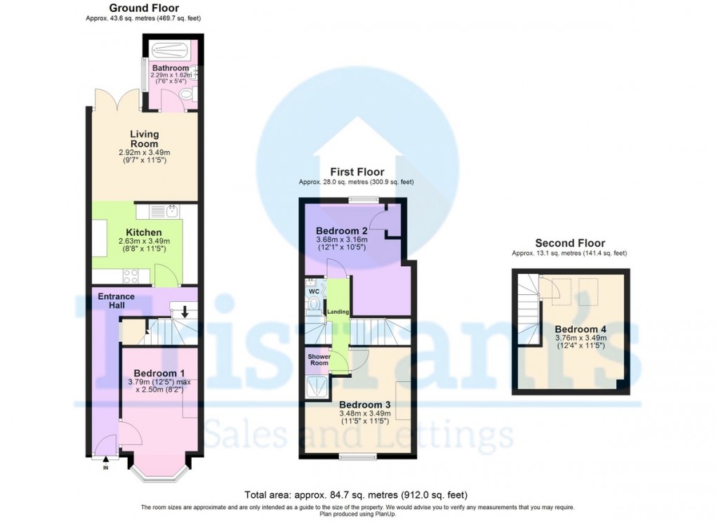 Floorplan for Claude Street, Dunkirk