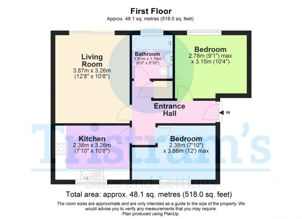 Floorplan for James Close, Derby