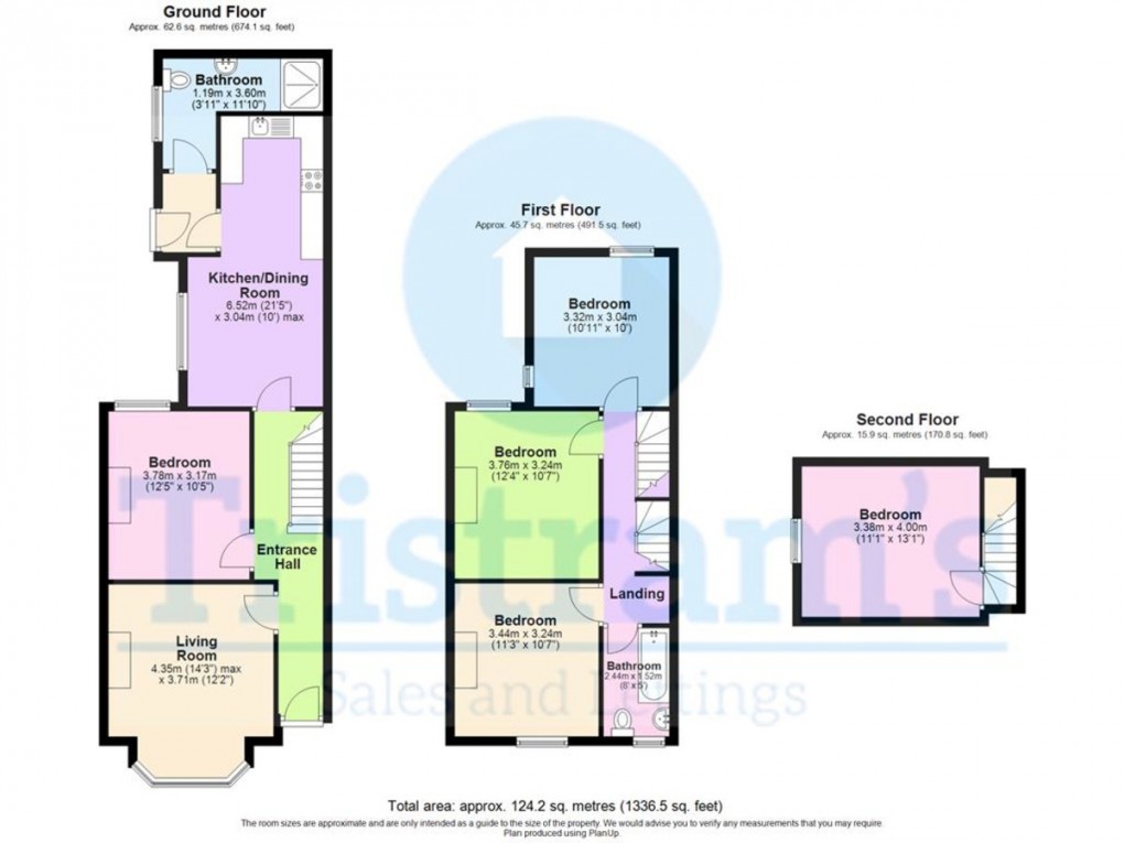 Floorplan for Teversal Avenue, Nottingham