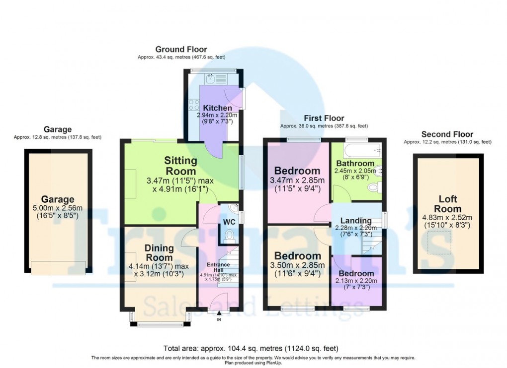 Floorplan for Ewe Lamb Lane, Bramcote