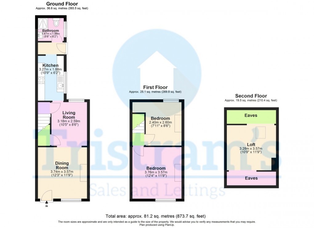 Floorplan for Athorpe Grove, Nottingham