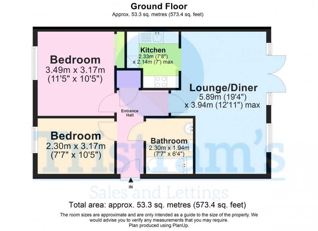 Floorplan for Kelham Drive, Sherwood
