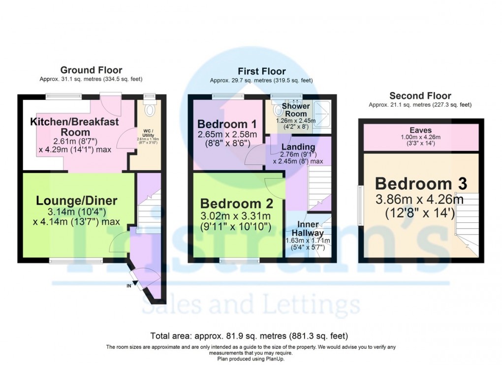 Floorplan for Anslow Avenue, Beeston