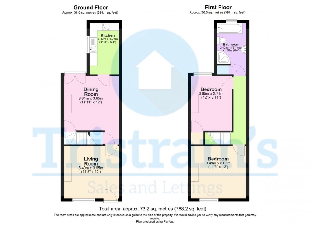 Floorplan for Duke Street, Arnold