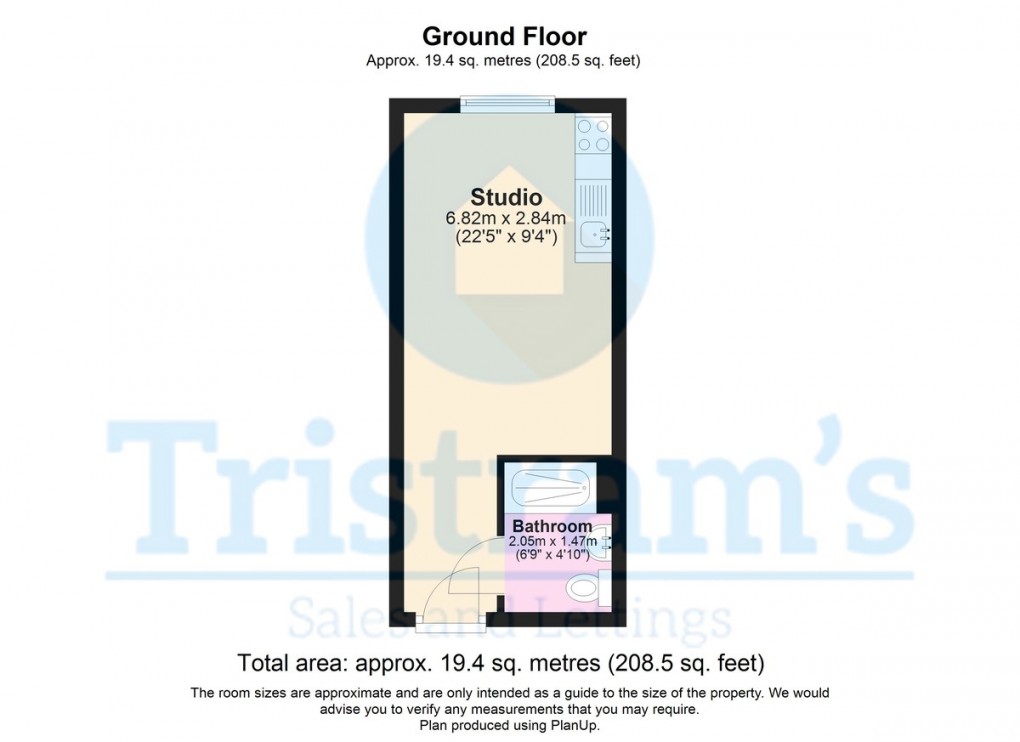 Floorplan for Campus Corner, Lenton